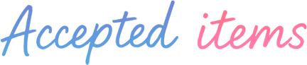 Accepted items